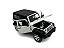 Miniatura Jeep Wrangler Branco Acende Luz E Som Metal 1:32 - Imagem 7
