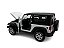 Miniatura Jeep Wrangler Branco Acende Luz E Som Metal 1:32 - Imagem 5