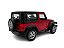 Miniatura Jeep Wrangler Vermelho Acende Luz E Som Metal 1:32 - Imagem 3