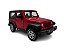 Miniatura Jeep Wrangler Vermelho Acende Luz E Som Metal 1:32 - Imagem 2