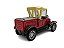 Miniatura Locomobile Classic II Antigo Vermelho Metal 1:32 - Imagem 3