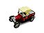 Miniatura Locomobile Classic II Antigo Vermelho Metal 1:32 - Imagem 6