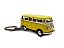 Miniatura Chaveiro Volkswagen Kombi Amarelo Metal 1:64 - Imagem 2