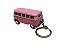 Miniatura Chaveiro Volkswagen Kombi Rosa Metal 1:64 - Imagem 5