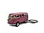 Miniatura Chaveiro Volkswagen Kombi Rosa Metal 1:64 - Imagem 1