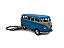 Miniatura Chaveiro Volkswagen Kombi Azul Metal 1:64 - Imagem 2