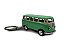 Miniatura Chaveiro Volkswagen Kombi Verde Metal 1:64 - Imagem 2