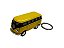 Miniatura Chaveiro Volkswagen Kombi Amarelo Metal 1:64 - Imagem 6