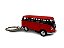Miniatura Chaveiro Volkswagen Kombi Laranja Metal 1:64 - Imagem 2