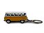 Miniatura Chaveiro Volkswagen Kombi Amarelo Metal 1:64 - Imagem 7
