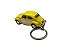Miniatura Chaveiro Volkswagen Fusca Amarelo Metal 1:64 - Imagem 5