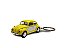 Miniatura Chaveiro Volkswagen Fusca Amarelo Metal 1:64 - Imagem 1