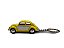 Miniatura Chaveiro Volkswagen Fusca Amarelo Metal 1:64 - Imagem 7