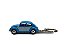 Miniatura Chaveiro Volkswagen Fusca Azul Metal 1:64 - Imagem 7