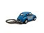 Miniatura Chaveiro Volkswagen Fusca Azul Metal 1:64 - Imagem 3
