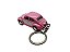 Miniatura Chaveiro Volkswagen Fusca Rosa Metal 1:64 - Imagem 5