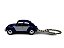 Miniatura Chaveiro Volkswagen Fusca Azul Metal 1:64 - Imagem 7
