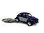Miniatura Chaveiro Volkswagen Fusca Azul Metal 1:64 - Imagem 2