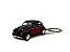 Miniatura Chaveiro Volkswagen Fusca Preto Metal 1:64 - Imagem 1