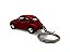 Miniatura Chaveiro Volkswagen Fusca Vermelho Metal 1:64 - Imagem 4