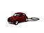 Miniatura Chaveiro Volkswagen Fusca Vermelho Metal 1:64 - Imagem 1