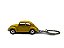 Miniatura Chaveiro Volkswagen Fusca Amarelo Metal 1:64 - Imagem 7
