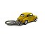 Miniatura Chaveiro Volkswagen Fusca Amarelo Metal 1:64 - Imagem 3