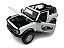 Miniatura Ford Bronco Branco Acende Luz e Som 1:32 - Imagem 6