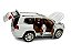Miniatura Toyota Land Cruiser Branco Acende Luz e Som 1:24 - Imagem 8