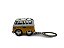 Miniatura Chaveiro Volkswagen Kombi Summer Amarelo 1:64 - Imagem 7