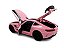 Miniatura Mercedes Benz GT Rosa Acende Luz e Som Metal 1:32 - Imagem 5