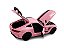Miniatura Mercedes Benz GT Rosa Acende Luz e Som Metal 1:32 - Imagem 8