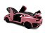 Miniatura Chevrolet Camaro Rosa Acende Luz e Som Metal 1:32 - Imagem 5