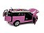 Miniatura Mini Cooper Rosa Acende Luz e Som Metal 1:28 - Imagem 8