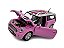 Miniatura Mini Cooper Rosa Acende Luz e Som Metal 1:28 - Imagem 6