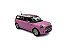 Miniatura Mini Cooper Rosa Acende Luz e Som Metal 1:28 - Imagem 2