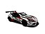 Miniatura Toyota GR Supra Racing Branco Metal 1:36 - Imagem 2