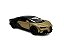 Miniatura Bugatti Chiron Super Sport Dourado Metal 1:38 - Imagem 2