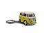 Miniatura Chaveiro Volkswagen Kombi Amarelo Metal 1:64 - Imagem 2