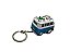 Miniatura Chaveiro Volkswagen Kombi Summer Azul Metal 1:64 - Imagem 6