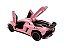 Miniatura Lamborghini LP780-4 SVJ Rosa Acende Luz e Som 1:32 - Imagem 5