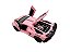 Miniatura Lamborghini LP780-4 SVJ Rosa Acende Luz e Som 1:32 - Imagem 6