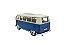 Miniatura Volkswagen Kombi Azul Welly Metal 1:24 - Imagem 4