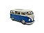Miniatura Volkswagen Kombi Azul Welly Metal 1:24 - Imagem 2