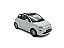 Miniatura Fiat 500 Branco Welly Metal 1:34 - Imagem 2
