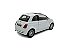 Miniatura Fiat 500 Branco Welly Metal 1:34 - Imagem 3