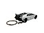 Miniatura Chaveiro Lamborghini Murcielago Branco Metal 1:64 - Imagem 3