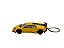 Miniatura Chaveiro Lamborghini Murcielago Amarelo Metal 1:64 - Imagem 7