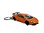 Miniatura Chaveiro Lamborghini Murcielago Laranja Metal 1:64 - Imagem 2