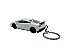 Miniatura Chaveiro Lamborghini Gallardo Branco Metal 1:64 - Imagem 4